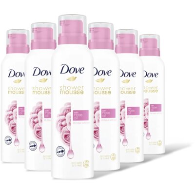 pdp-image-Dove Rose oil shower mousse 6-pack