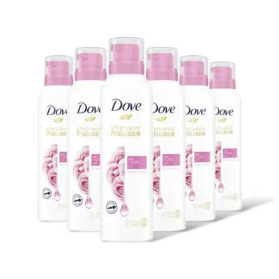 pdp-image-Dove Rose oil shower mousse 6-pack