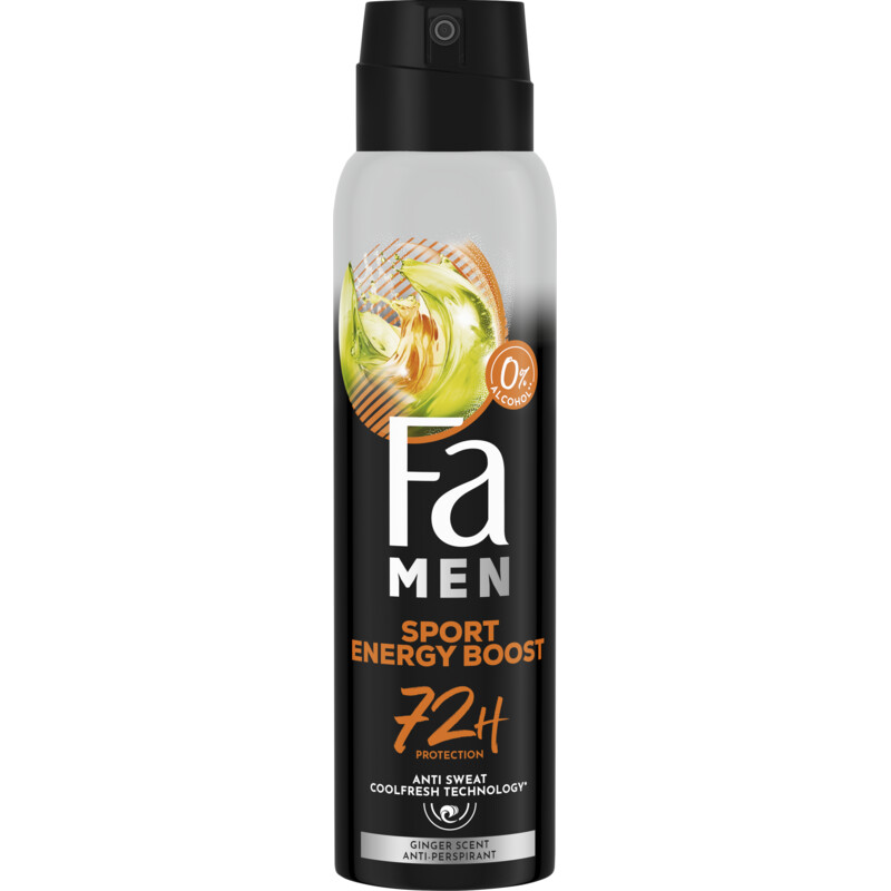 Fa Men sport energy boost deodorant spray
