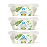 AH Roomkaas bieslook 3-pack