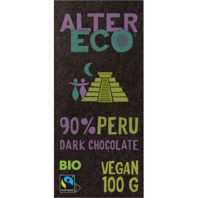 pdp-image-Alter Eco 90% peru dark chocolate vegan