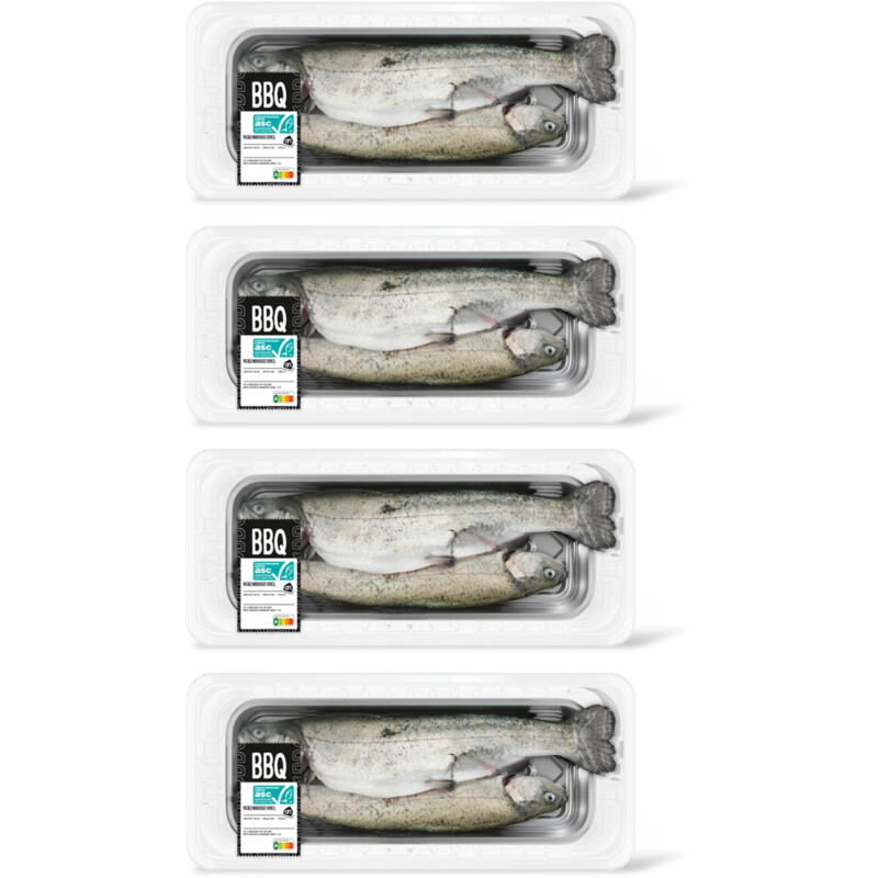 AH BBQ regenboogforel 4-pack