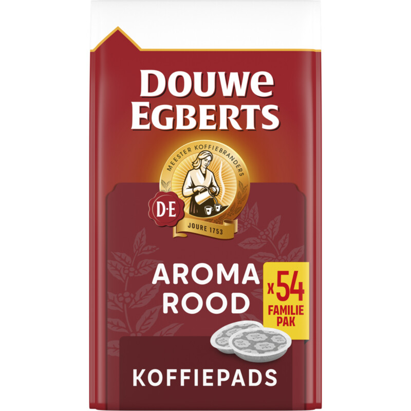 Douwe Egberts Aroma rood koffiepads familiepak