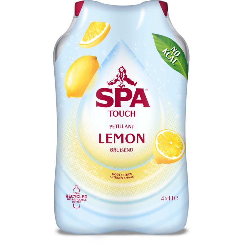 Een afbeelding van Spa Touch of lemon 4-pack bel