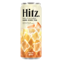 Hitz Hard iced tea peach flavoured