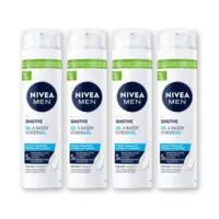 NIVEA Men sensitive scheergel 4-pack