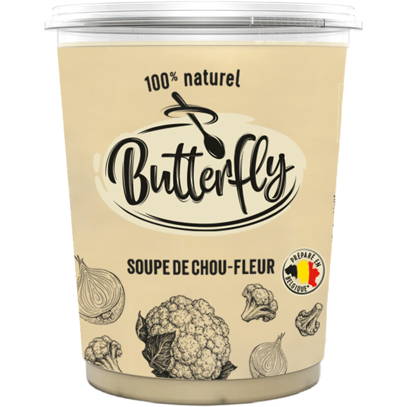 Een afbeelding van Butterfly Bloemkoolsoep bel