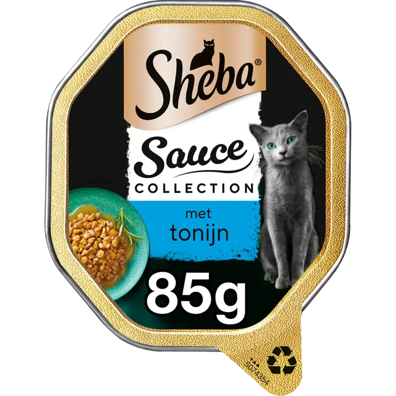 Kattenvoer sauce lover met tonijn