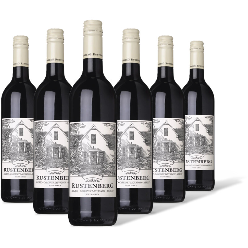 Rustenberg Malbec cabernet merlot 6 flessen