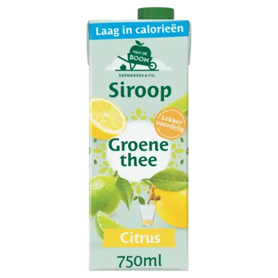 pdp-image-Van de Boom Groene thee citrus siroop