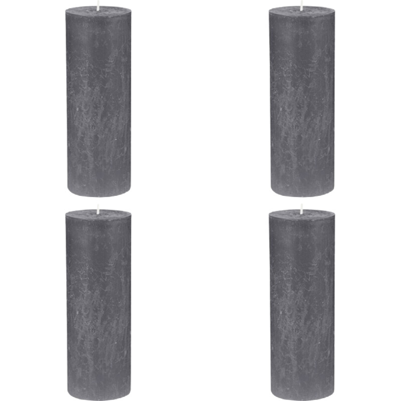 Een afbeelding van AH Rustiek 7x19cm antraciet 4-pack