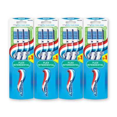 pdp-image-Aquafresh Flex interdental med tandenborstel 4pck
