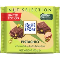 Een afbeelding van Ritter Sport Melkchocolade pistache