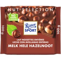 Een afbeelding van Ritter Sport Melk hele hazelnoot