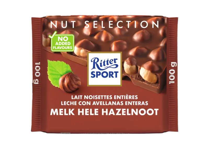 Melk hele hazelnoot
