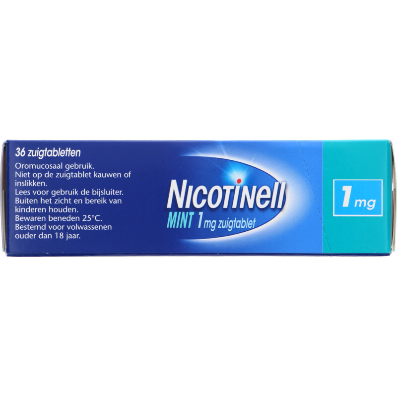 Een afbeelding van Nicotinell Mint zuigtablet 1mg stoppen met roken