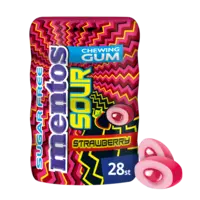 Mentos Gum Sour strawberry