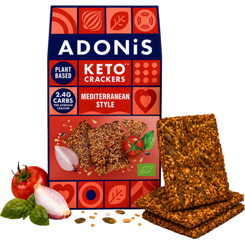 Adonis Keto crackers mediterranean style