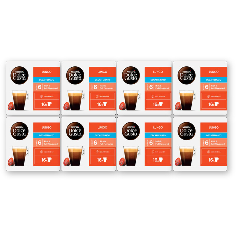 Nescafé Dolce Gusto Lungo decaffeinato capsules 8-pack