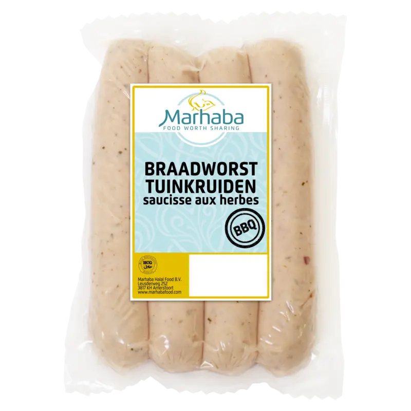 Braadworst BBQ tuinkruiden