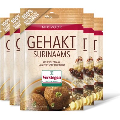 pdp-image-Verstegen Kruidenmix voor gehakt Surinaams 5-pack