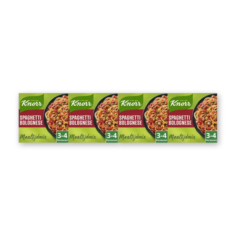 Knorr Maaltijdmix spaghetti bolognese 4-pack