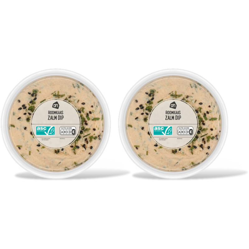 AH Roomkaas zalm dip 2-pack