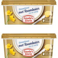 Een afbeelding van Gouda's Glorie Smeerbaar met roomboter 2-pack