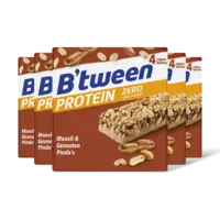 Hero B'tween protein zero muesli & pinda 5-pk
