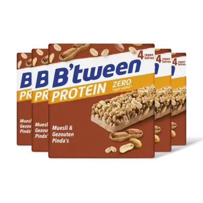 pdp-image-Hero B'tween protein zero muesli & pinda 5-pk