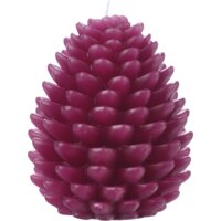 Een afbeelding van AH Excellent Vormkaars dennenappel paars