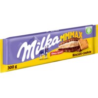 Een afbeelding van Milka Mmmax chocoladereep choco-swing biscuit