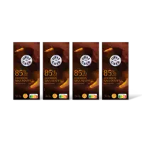 Delicata 85% cacao rooibos sinaasappel 4-pack