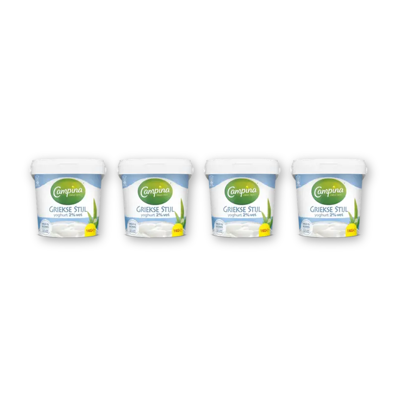 Campina Yoghurt Griekse stijl 2% 4-pack
