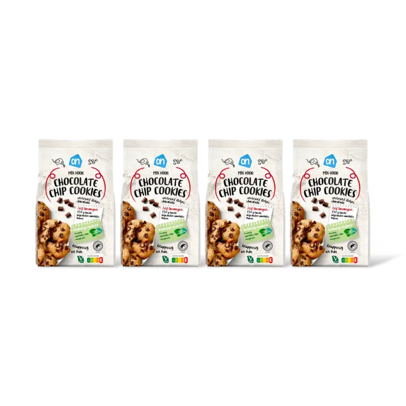 AH Mix voor chocolate chip cookies 4-pack