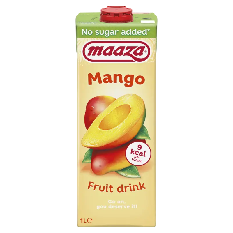 Mango fruit drink no sugar added