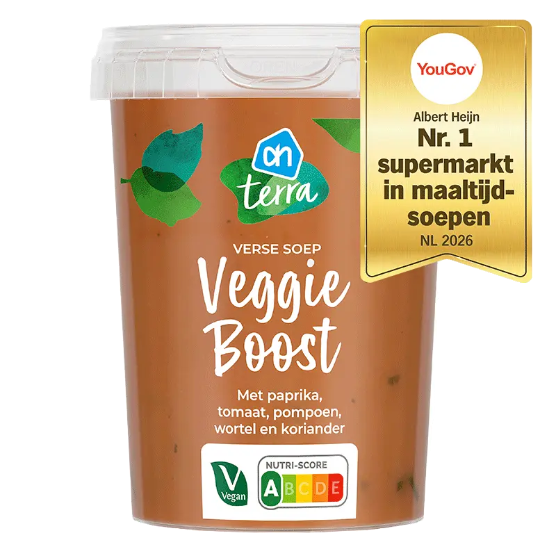 AH Terra Verse soep veggie boost paprika tomaat