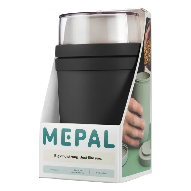 Mepal Lunch pot ellipse nordic black