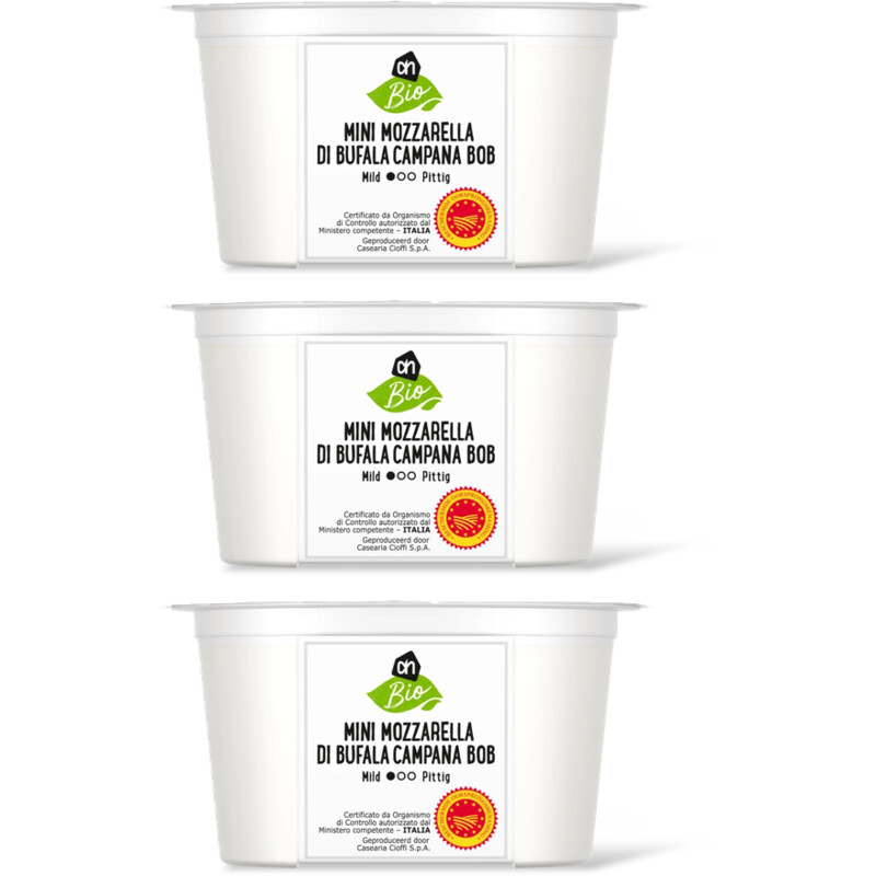 AH Biologisch Mini buffelmozzarella 3-pack