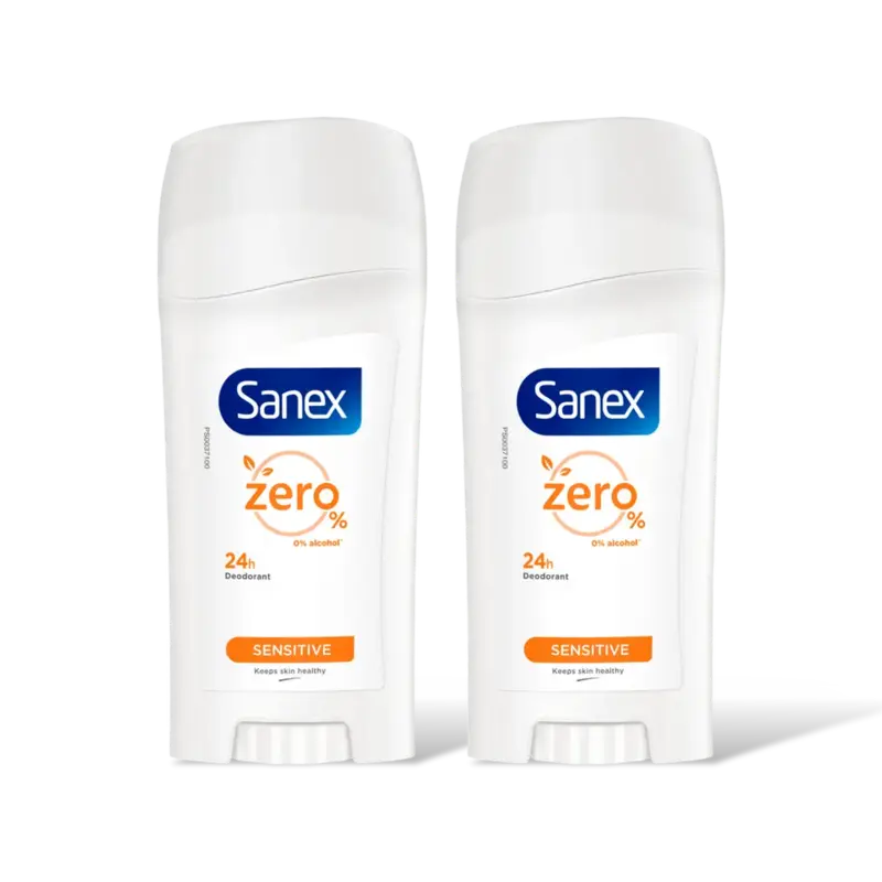 Sanex Zero% sensitive deodorant stick 2-pack