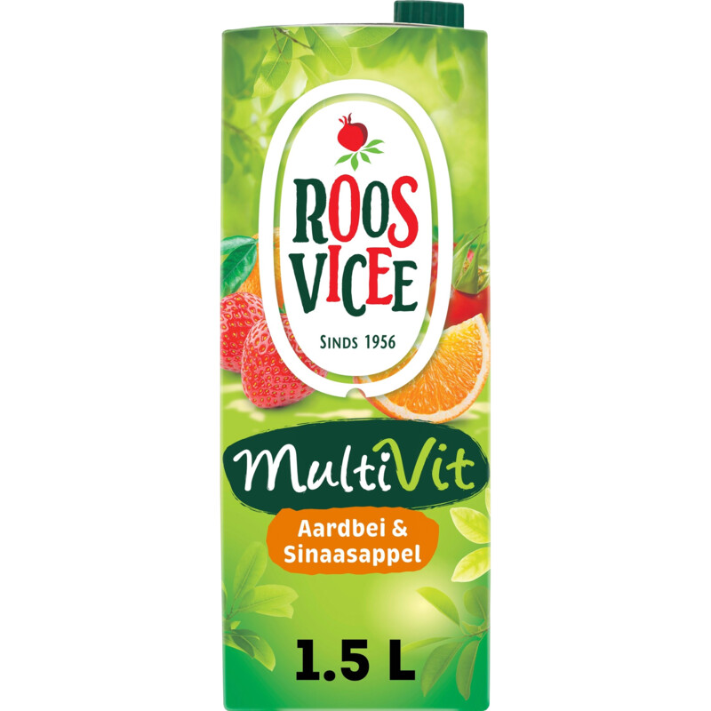 Een afbeelding van Roosvicee Multivit aardbei-sinaasappel