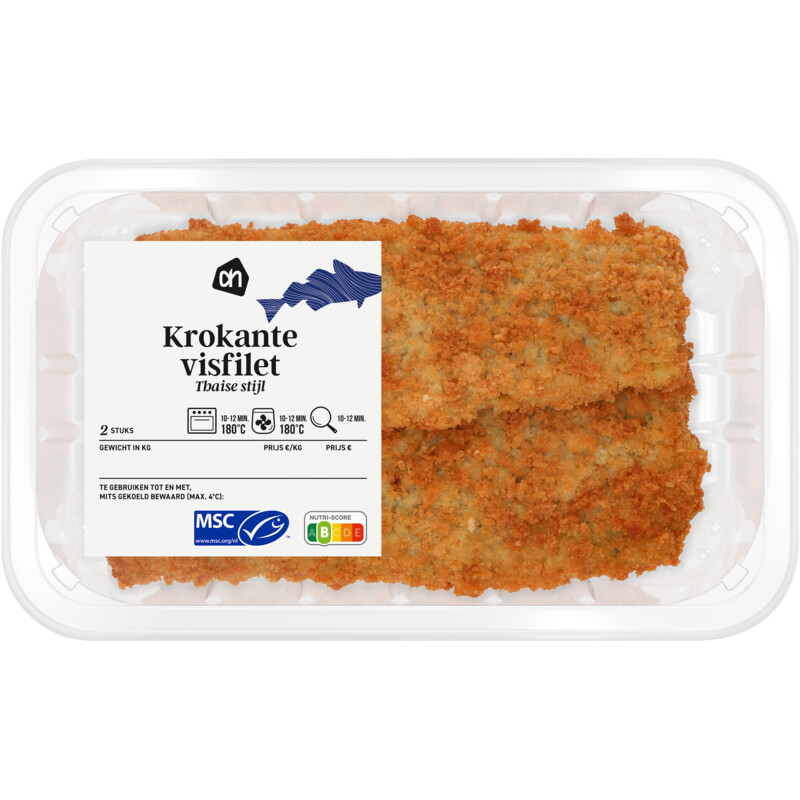 Een afbeelding van AH Krokante visfilet Thaise stijl