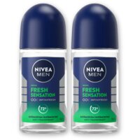 NIVEA Men fresh sensation deodorant roller 2pk