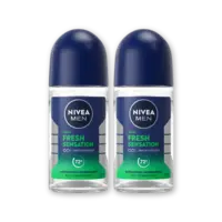 NIVEA Men fresh sensation deodorant roller 2pk