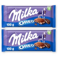 Milka Chocoladereep Oreo 2-pack