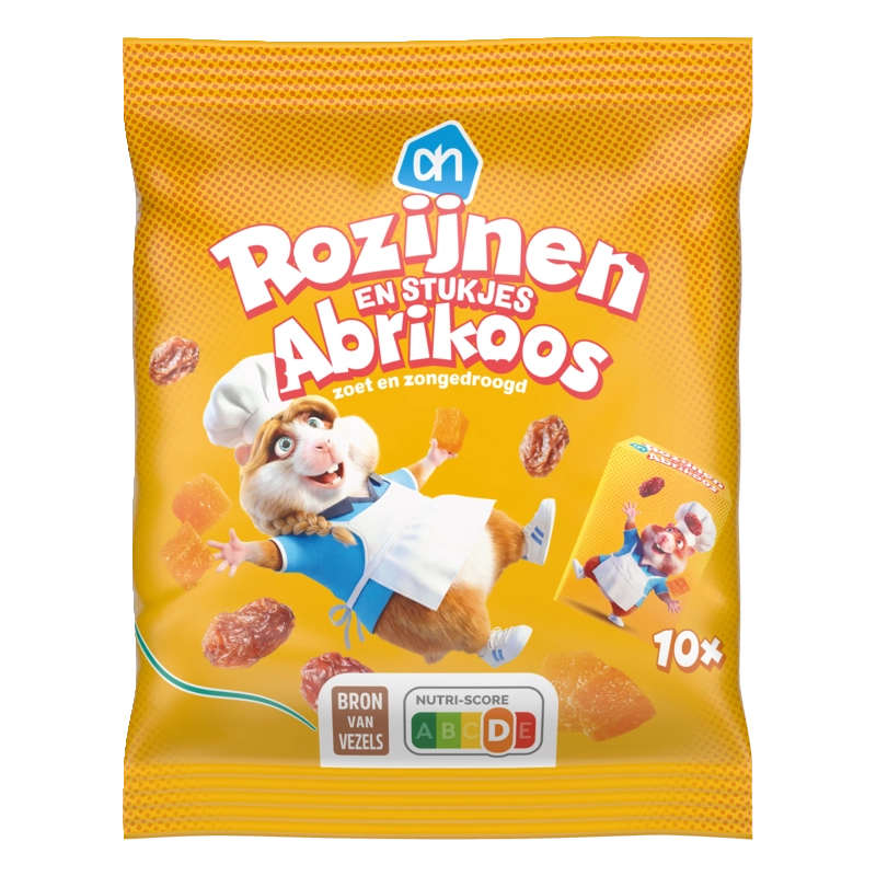 AH Hamsterchef Rozijnen en stukjes abrikoos