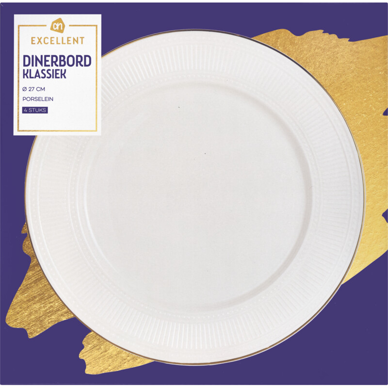 Een afbeelding van AH Excellent Dinerbord ribbel 27cm