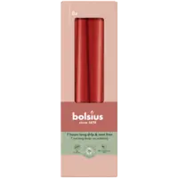 Bolsius Gotische kaarsen delicate red 24cm