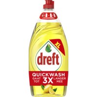 Een afbeelding van Dreft Afwasmiddel platinum quick wash lemon