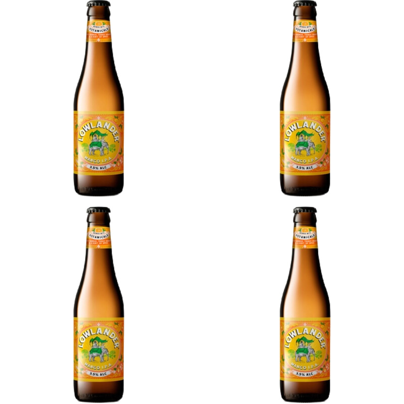 Een afbeelding van Lowlander Mango IPA 4-pack